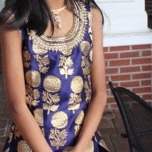 Stunning Orange 2 Piece Indian Lengha